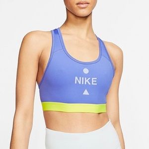 Nike Dri-Fit Swoosh Sports Bra Sapphire Blue/Barely Volt CV9503 500